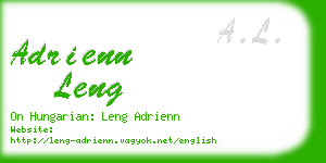 adrienn leng business card